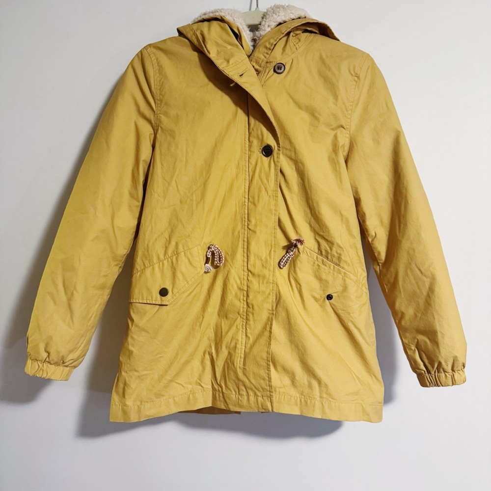 Zara - Mustard Sherpa Jacket